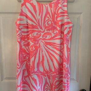 Lilly Pulitzer Coral and White Mini Dress